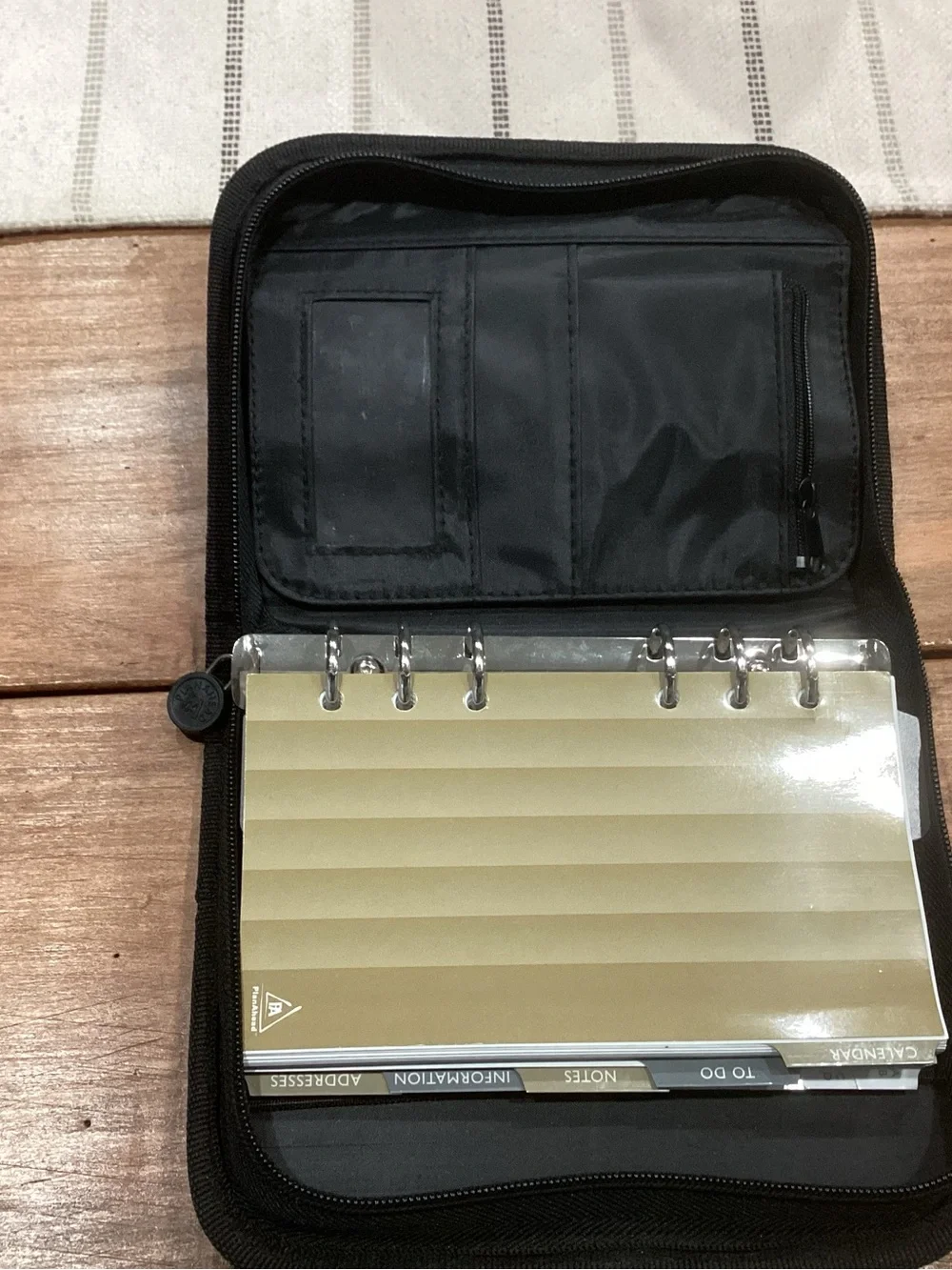 Black Travel Organizer Bag